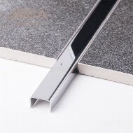 Стальной П-профиль 10х10х10 округлый полированный 3 м Стальной П-профиль 10х10х10 округлый полированный 3 м