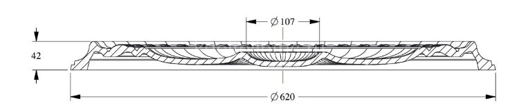 Заказать Потолочная розетка Orac Decor Purotouch R77 диаметром 62 см Заказать Потолочная розетка Orac Decor Purotouch R77 диаметром 62 см