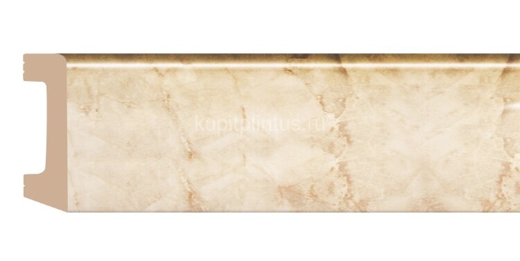 Заказать Напольный плинтус Decomaster D234-80 ШК/15 из полистирола 58х16х2400 мм 