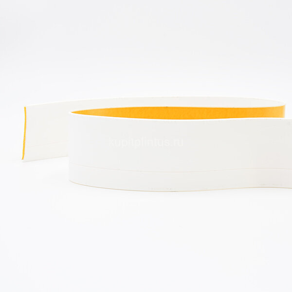 Заказать Гибкий плинтус напольный 65 мм ПГ65 белый без клея бухта 6м 