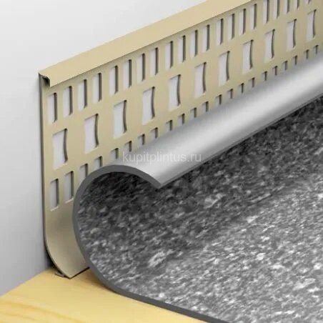 Заказать Плинтус для линолеума 16х100 мм Идеал Пл100 012 бежевый 2.2 м 