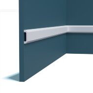 Молдинг Перфект Плюс P215-2800 белый ударопрочный полимер 50х14х2800 мм Молдинг Перфект Плюс P215-2800 белый ударопрочный полимер 50х14х2800 мм