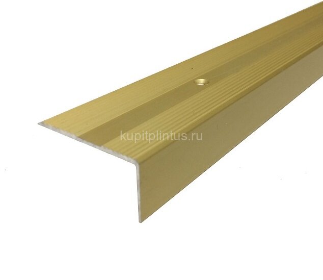 Заказать Угловой порог алюминиевый Д13 Золото КЕ (анодированный) 2,7 м Заказать Угловой порог алюминиевый Д13 Золото КЕ (анодированный) 2,7 м