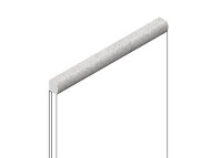 Молдинг 15х15 мм HiWood D15V2 GR5 цвет под дерево из фитополимера 2.7м