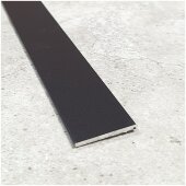 Алюминиевая полоса 10х1.5 мм ПА-10-28 черный матовый 2.7 м Алюминиевая полоса 10х1.5 мм ПА-10-28 черный матовый 2.7 м