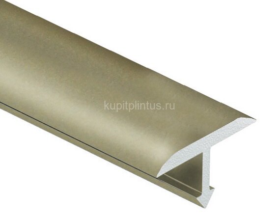 Заказать Профиль Т-образный 14 мм алюминевый (полукруглый) Gunsen PV40-16 титан матовый 2,7 м 