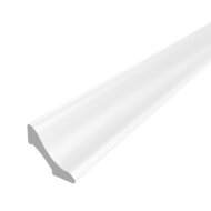 Галтель ПВХ вогнутая 20х20 мм 01 Белый 2,7 м Галтель ПВХ вогнутая 20х20 мм 01 Белый 2,7 м