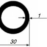 Заказать Труба алюминиевая круглая 30х1 мм 3 м 