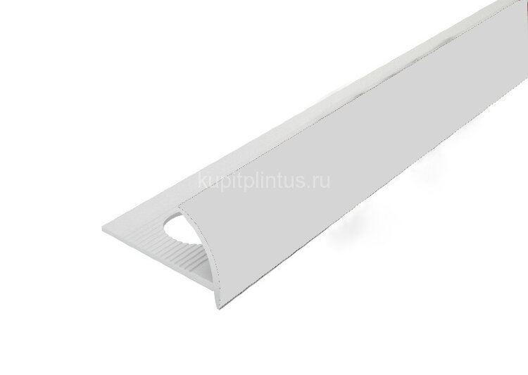 Заказать Профиль внешний ПВХ для плитки Cezar 8 мм 105 Светло-серый 2,5 м 