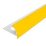Внешний профиль ПВХ для плитки 10 мм Cezar 124 Желтый 2,5 м