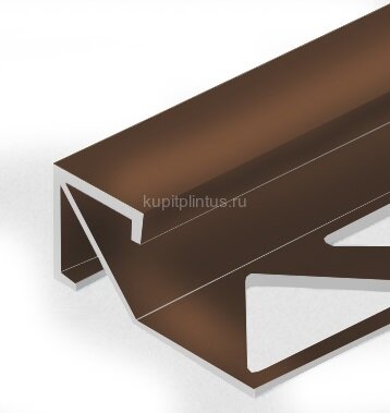 Заказать Профиль для плитки внешний Квадрат 14х14 мм PV72-07 Бронза блестящая 2,7 м Заказать Профиль для плитки внешний Квадрат 14х14 мм PV72-07 Бронза блестящая 2,7 м
