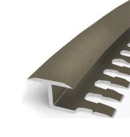 Профиль Т-образный гибкий 16 мм алюминий PV42-08 шампань матовая 2,7 м Профиль Т-образный гибкий 16 мм алюминий PV42-08 шампань матовая 2,7 м