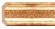 Заказать Потолочный плинтус Decomaster 169-126 Золотой глянец 78х78х2400 мм 