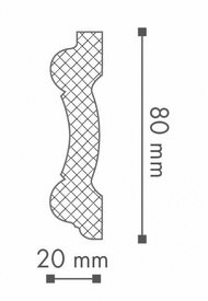 Заказать Молдинг NMC Arstyl Z1550 80х20 2 м Заказать Молдинг NMC Arstyl Z1550 80х20 2 м