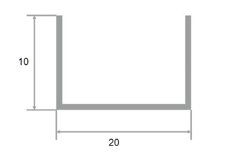 Заказать Алюминиевый П-образный профиль 10х20 мм Евротрим 0224.05 черный 2,95 м Заказать Алюминиевый П-образный профиль 10х20 мм Евротрим 0224.05 черный 2,95 м