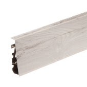 Напольный плинтус Cezar Hi-Line Prestige 75 мм цвет 208 под дерево 2,5 м Напольный плинтус Cezar Hi-Line Prestige 75 мм цвет 208 под дерево 2,5 м