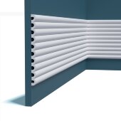 Стеновая декоративная панель Перфект Плюс P205 белый ударопрочный полимер 14х200х2000 мм