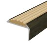 Заказать Порог угловой с бежевой резиновой вставкой Д01 КД Венге 2,7 м Заказать Порог угловой с бежевой резиновой вставкой Д01 КД Венге 2,7 м
