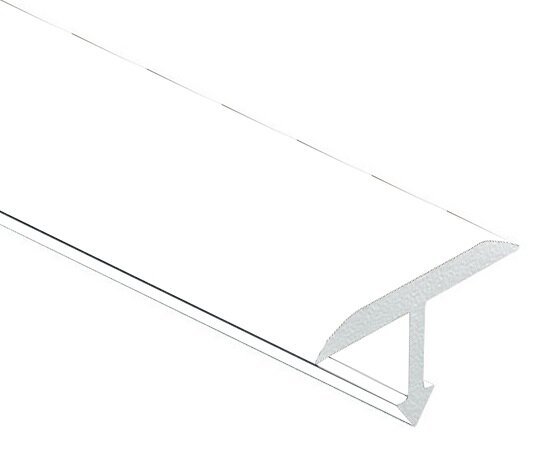 Заказать Профиль Т-образный алюминиевый 10 мм закругленный Gunsen PV33-24 белый Ral 9016 2,7 м 