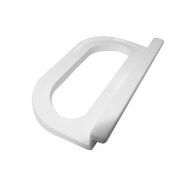 Ручка для москитной сетки под закатку большая белая (100 шт. упаковка) Ручка для москитной сетки под закатку большая белая (100 шт. упаковка)