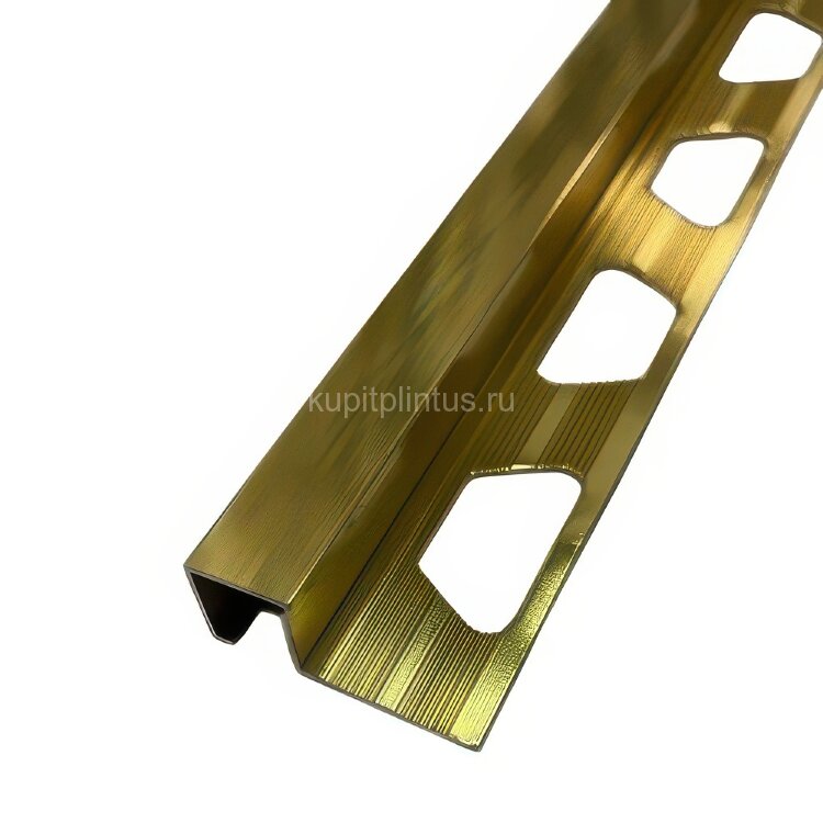 Заказать Профиль П-образный ПО-П12х12 Золото глянцевое 2,7 м Заказать Профиль П-образный ПО-П12х12 Золото глянцевое 2,7 м
