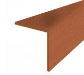 Уголок ПВХ двухсторонний IDEAL У20 отделочный 244 Вишня темная 2,7 м