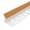 Профиль ПВХ для плитки Cezar внутренний 7 мм 107 Карамель 2,5 м