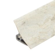 Плинтус для столешницы Cezar BL33 133 Чиполлино бело-серый 3 м Плинтус для столешницы Cezar BL33 133 Чиполлино бело-серый 3 м