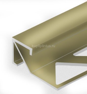 Заказать Профиль для плитки внешний Квадрат 14х14 мм PV72-09 Шампань блестящая 2,7 м 