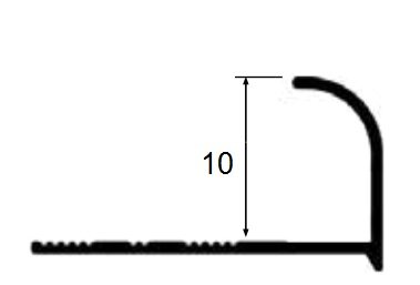 Заказать Профиль для плитки внешний гибкий С-образный алюминий 10 мм PV26-05 золото блестящее 2,7 м Заказать Профиль для плитки внешний гибкий С-образный алюминий 10 мм PV26-05 золото блестящее 2,7 м