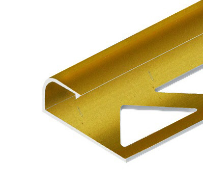 Заказать Профиль для плитки С-образный алюминий 10 мм PV14-04 Золото матовое 2,7 м 