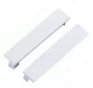 Заглушка для плинтуса металлическая ПЛС-50 серебро матовое Заглушка для плинтуса металлическая ПЛС-50 серебро матовое