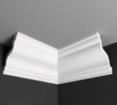 Угол внутренний к плинтусу Де-Багет П 11 80/80 (10*4) белый