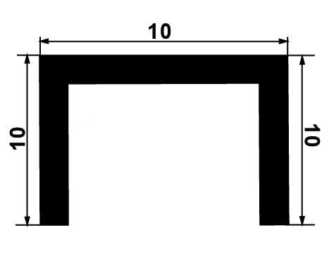 Заказать Алюминиевый П-профиль 10х10 мм Б-5 серебро люкс браш 3 м Заказать Алюминиевый П-профиль 10х10 мм Б-5 серебро люкс браш 3 м