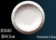 Потолочная розетка Перфект B3040 493 мм