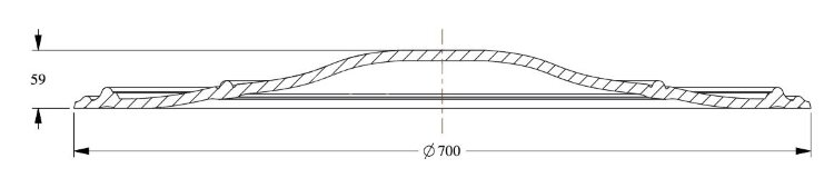 Заказать Потолочная розетка Orac Decor Purotouch R73 диаметром 70 см Заказать Потолочная розетка Orac Decor Purotouch R73 диаметром 70 см
