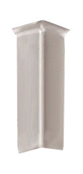 Уголок внутренний PVC хромированный для плинтуса ПС-60 PVC хром уголок внутренний