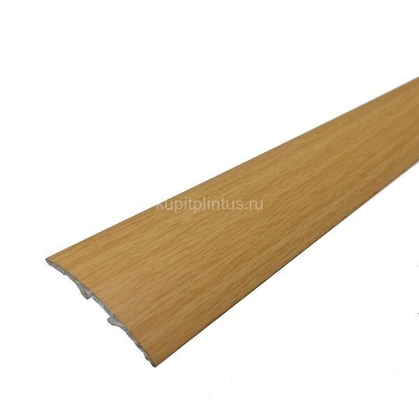 Заказать Порог алюминиевый ламинированный В1 Л Натуральный бук 2,7 м 