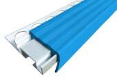 Профиль алюминиевый противоскользящий ALPB 32х20 Синий 2,7м Профиль алюминиевый противоскользящий ALPB 32х20 Синий 2,7м
