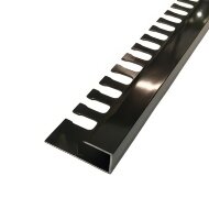 Профиль П-образный гибкий из алюминия ПО-П10 бронза глянцевая 2,7 м