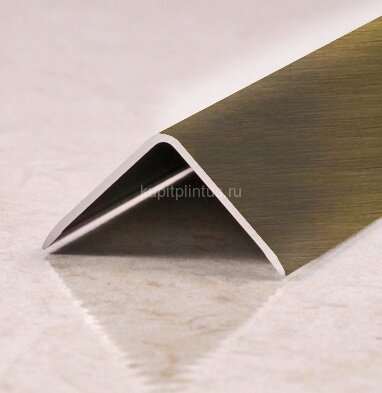 Заказать Уголок отделочный алюминиевый ПН-20х20 Бронза матовая браш 2,7 м Заказать Уголок отделочный алюминиевый ПН-20х20 Бронза матовая браш 2,7 м