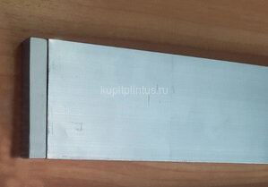 Заказать Напольный плинтус алюминиевый 40 мм ПТ-41 сырой алюминий 3 м Заказать Напольный плинтус алюминиевый 40 мм ПТ-41 сырой алюминий 3 м