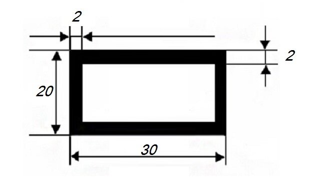 Заказать Бокс прямоугольный 20х30х2 мм из алюминия 3 м Заказать Бокс прямоугольный 20х30х2 мм из алюминия 3 м