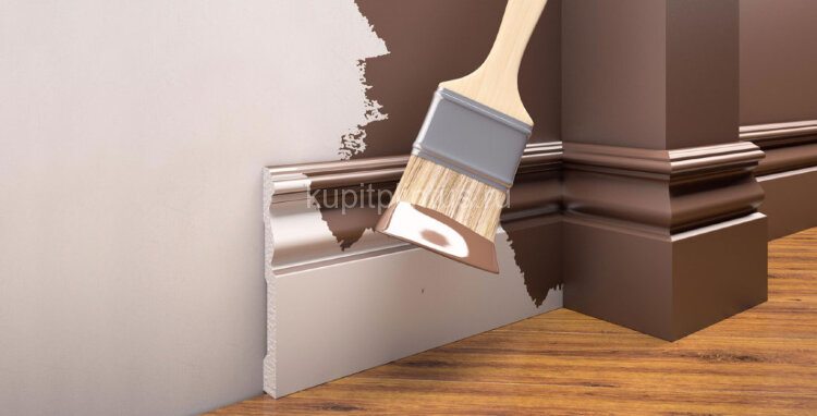 Заказать Плинтус напольный под покраску Cezar Elegance LPC-29 101-белый 2,44м 