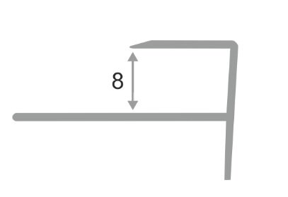 Заказать Алюминиевый F-профиль гибкий ПФ-8 Черный матовый 2,7 м Заказать Алюминиевый F-профиль гибкий ПФ-8 Черный матовый 2,7 м