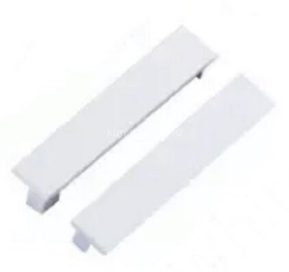 Заказать Заглушка для плинтуса металлическая ПЛС-80 серебро матовое 