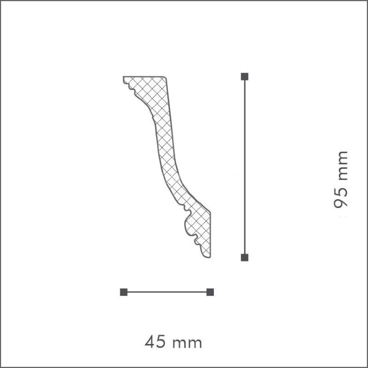 Заказать Карниз NMC Decoflair E13 95х45 2 м 
