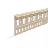 Плинтус для ковролина 7х55 мм Идеал Пк55 012 бежевый 2.2 м