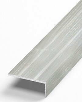 Заказать Порог угловой из алюминия Д1 Л Белая сосна (ламинированный) 2,7 м Заказать Порог угловой из алюминия Д1 Л Белая сосна (ламинированный) 2,7 м