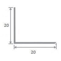 Заказать Уголок из латуни ЛПН-20х20 2,7 м 